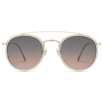 SOJOS Retro Vintage Round Polarized Sunglasses - Timeless Style for Everyone