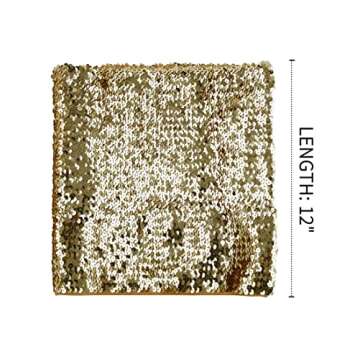 Alivila.Y Fashion Sparkling Sequins Stretch Party Tube Top A11-Gold