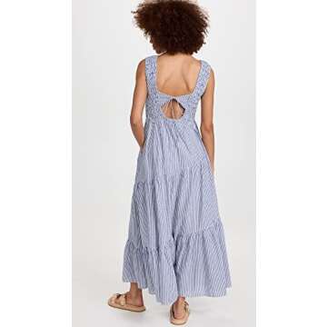Free People Juno Maxi Dress - Chic Ivory Stripes for Summer Style