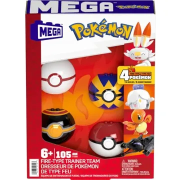 Exciting Mega Pokémon Building Set for Kids - 105 Pieces