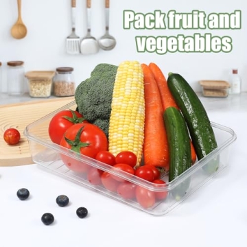 Versatile Travel Snack Container with Dividers for Fresh Snacks