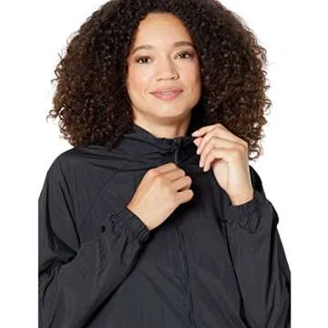 New Balance Women's Impact Run Light Pack Jacket, Black, Large