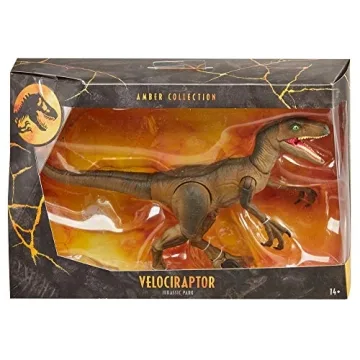 Jurassic World Amber Collection Velociraptor Action Figure