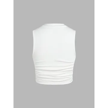 CIDER Womens Crop Top - Stylish Sleeveless Tank Top