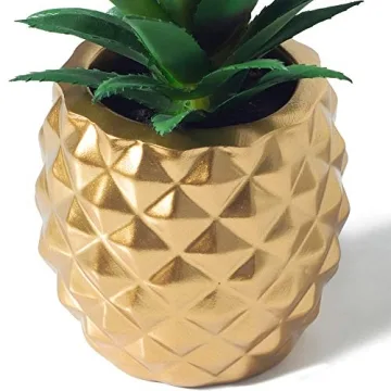 BLASCOOL Pineapple Succulent Decor for Home Office