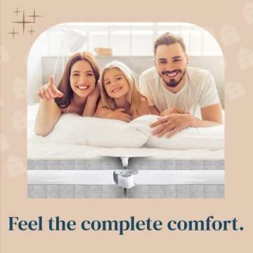 FeelAtHome Twin to King Bed Converter Kit - Bed Bridge - Twin Bed Connector King Maker - Twin & Twin XL Bed Connector to King - Twin Bed Mattress Connector Bridge - King Bed Conversion Kit (8" Class)
