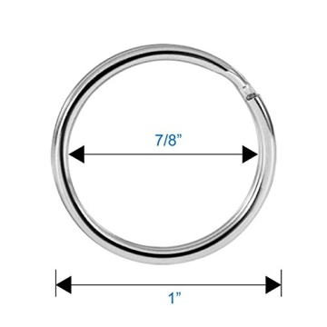 Selizo 150Pcs Keychain Craft Hooks, Rings, & Tassels