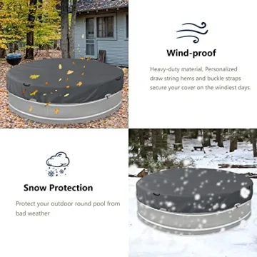 Bitubi Durable Stock Tank Pool Cover for All Seasons