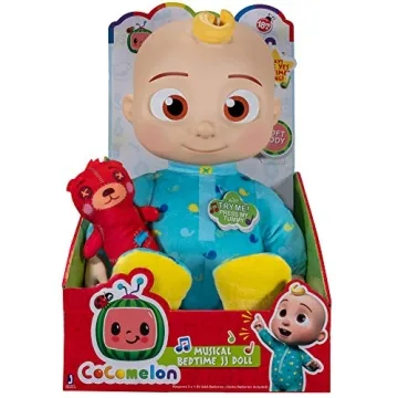 CoComelon Musical JJ Plush Doll for Cozy Bedtime Fun