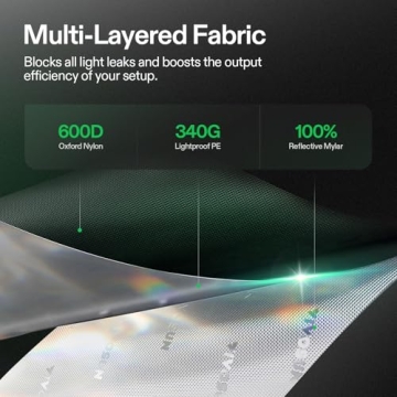 VIVOSUN S848 4x8 Grow Tent for Hydroponics Indoor Plant