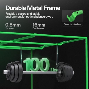 VIVOSUN S848 4x8 Grow Tent for Hydroponics Indoor Plant