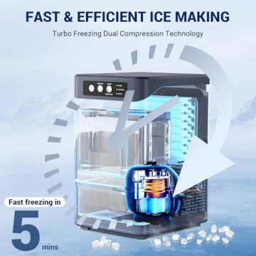 Efficient Nugget Ice Maker for Home & Office Use