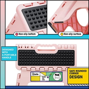 Uinicor 13" Folding Step Stool for Safe Reach at Home