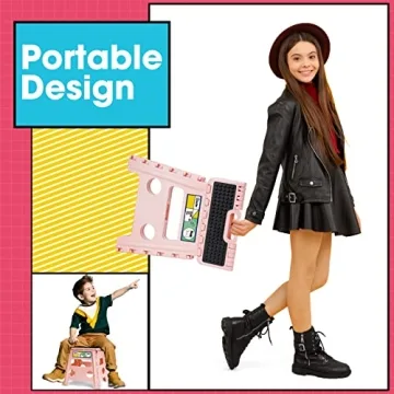 Uinicor 13" Folding Step Stool for Safe Reach at Home