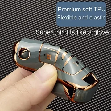 Cacacar Key Fob Cover for Chevy - Stylish Protection & Keychain