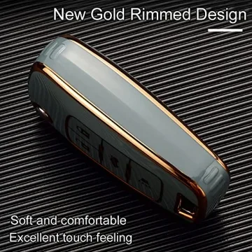 Cacacar Key Fob Cover for Chevy - Stylish Protection & Keychain