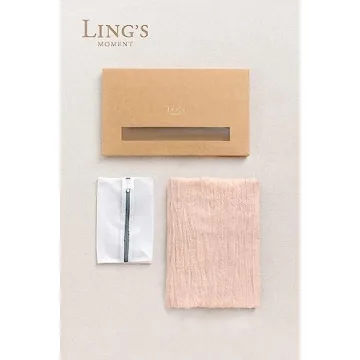 Ling's Moment 14ft Blush Cheesecloth Table Runner for Events