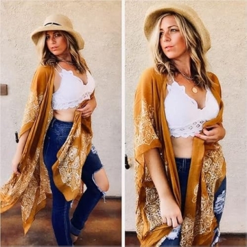 Boho Kimono Cover Up for Women – Breezy Lane