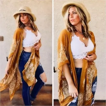 Boho Kimono Cover Up for Women – Breezy Lane