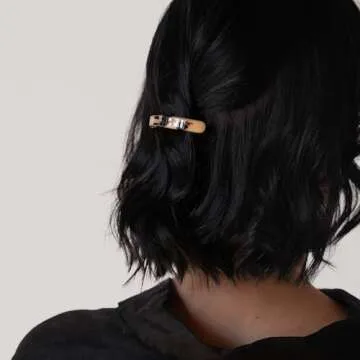 France Luxe Ivory Tokyo Skinny Mini Volume Barrette - Perfect for All Hair Types
