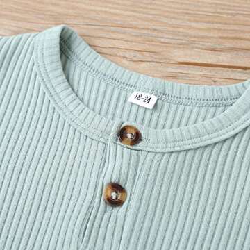 Unisex Toddler Summer Clothes Set for Boys and Girls