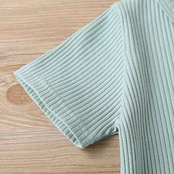 Unisex Toddler Summer Clothes Set for Boys and Girls