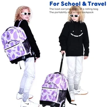 J World Kids Rolling Backpack - Stylish & Durable