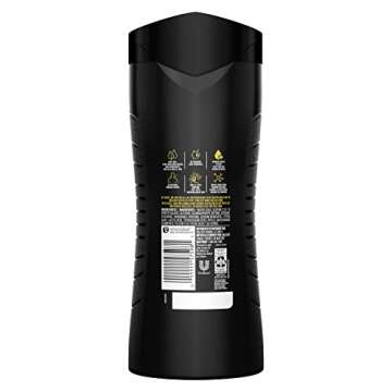 AXE Body Wash Black 4 Count 12h Refreshing Scent Cleanser Frozen Pear & Cedarwood Men's Body Wash wi...