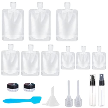 TSA Approved Leak-Proof Travel Pouches 17 Pack