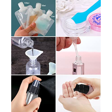 TSA Approved Leak-Proof Travel Pouches 17 Pack