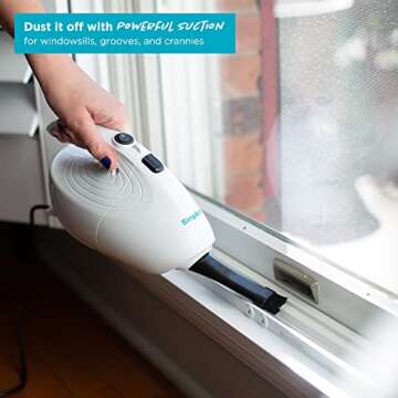 Simplicity Vacuums Flash Mini Handheld Vacuum for Quick Cleanups
