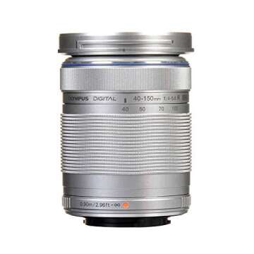 Lightweight Olympus M.Zuiko 40-150mm Zoom Lens for Micro Four Thirds