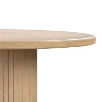 Chelsea Oak Wood Round Dining Table