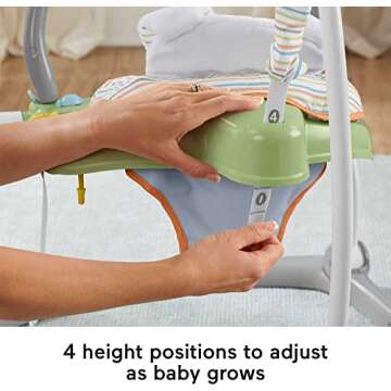 Fisher-Price Baby Bouncer Jumperoo with Lights and Sounds