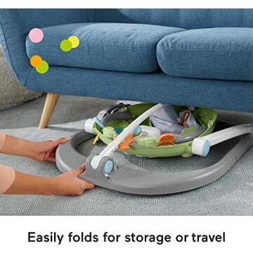 Fisher-Price Baby Bouncer Jumperoo with Lights and Sounds