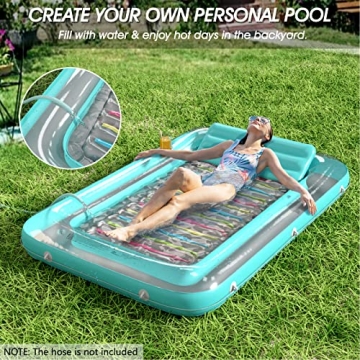 Inflatable Tanning Pool Lounger Float for Ultimate Relaxation