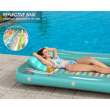 Inflatable Tanning Pool Lounger Float for Ultimate Relaxation
