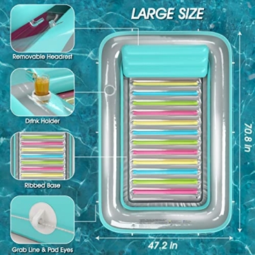 Inflatable Tanning Pool Lounger Float for Ultimate Relaxation