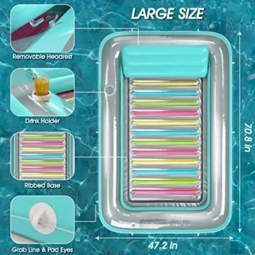 Inflatable Tanning Pool Lounger Float for Ultimate Relaxation