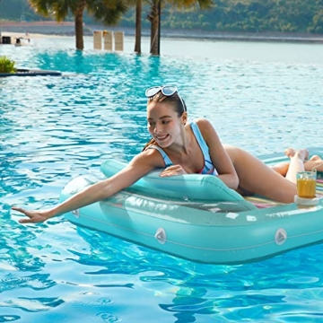 Inflatable Tanning Pool Lounger Float for Ultimate Relaxation