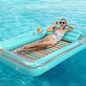 Inflatable Tanning Pool Lounger Float for Ultimate Relaxation
