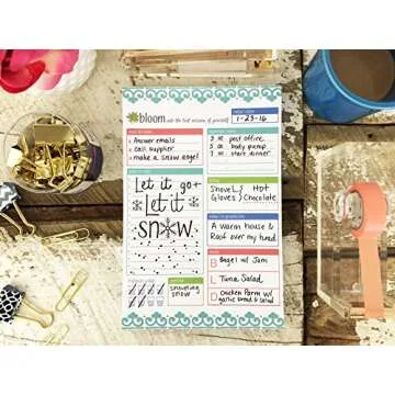 Tear Off To Do Pad by bloom - 80 Sheets Daily Planner