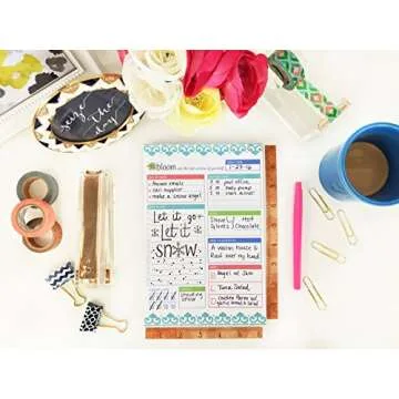 Tear Off To Do Pad by bloom - 80 Sheets Daily Planner