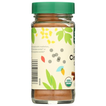 Organic Ground Cinnamon by Whole Foods Market 1.9 oz