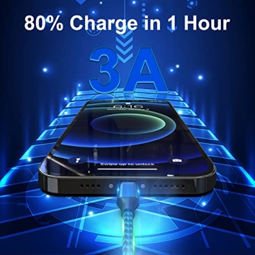 MFi Certified 6-Pack iPhone Charger Lightning Cables