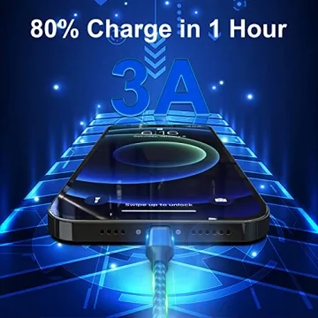 MFi Certified 6-Pack iPhone Charger Lightning Cables