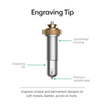 Cricut Engraving Tip for Professional Crafting with QuickSwap
