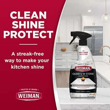 Weiman Quartz Countertop Cleaner - Shine and Protect Surfaces