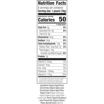 Annie's Organic Strawberry Peel-A-Parts Fruit Snacks 6 Count