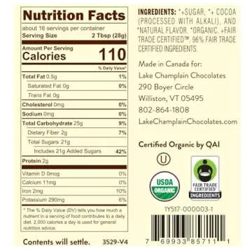 Luxurious Vegan Hot Chocolate by Lake Champlain Chocolates, 16 oz